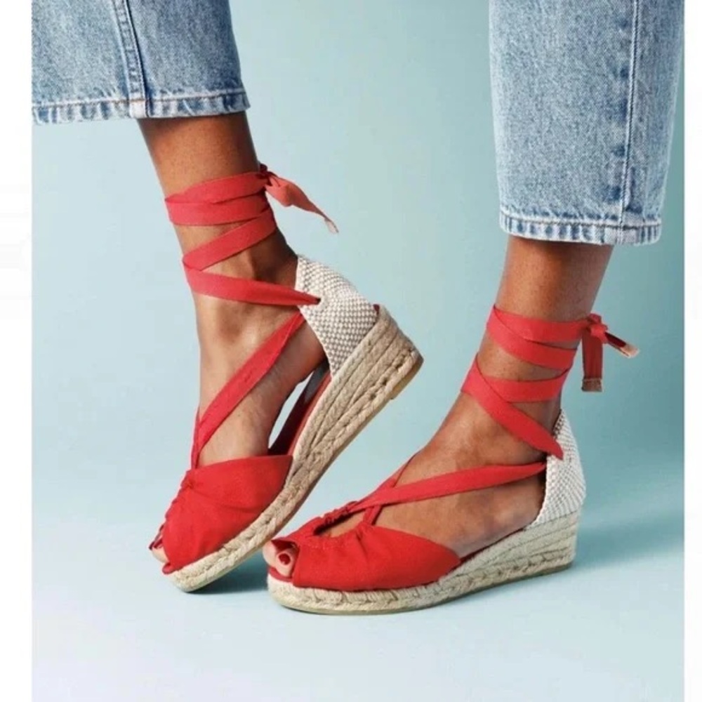 Rouje Judy Red Espadrilles